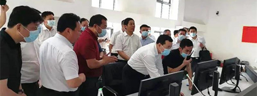 湖北省委常委、省委統(tǒng)戰(zhàn)部部長爾肯江·吐拉洪一行到大垸子泵站項目檢查指導工作