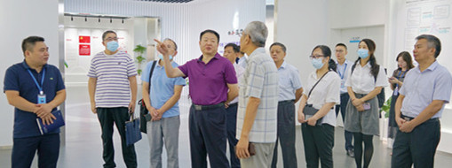 ?湖北省生態(tài)環(huán)境廳科合處處長張忠華一行蒞臨中水三立調研指導
